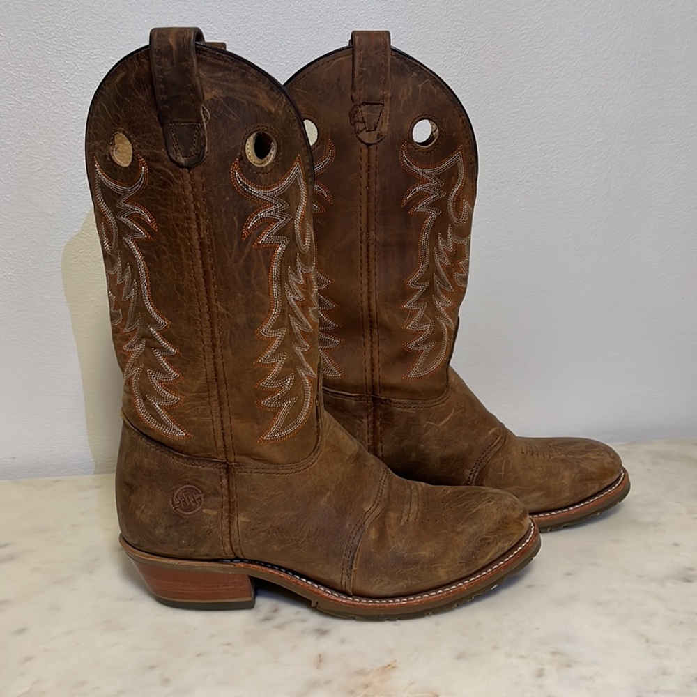 Double H UltraGel ICE Buckaroo Boots Womens Size 10 EUC